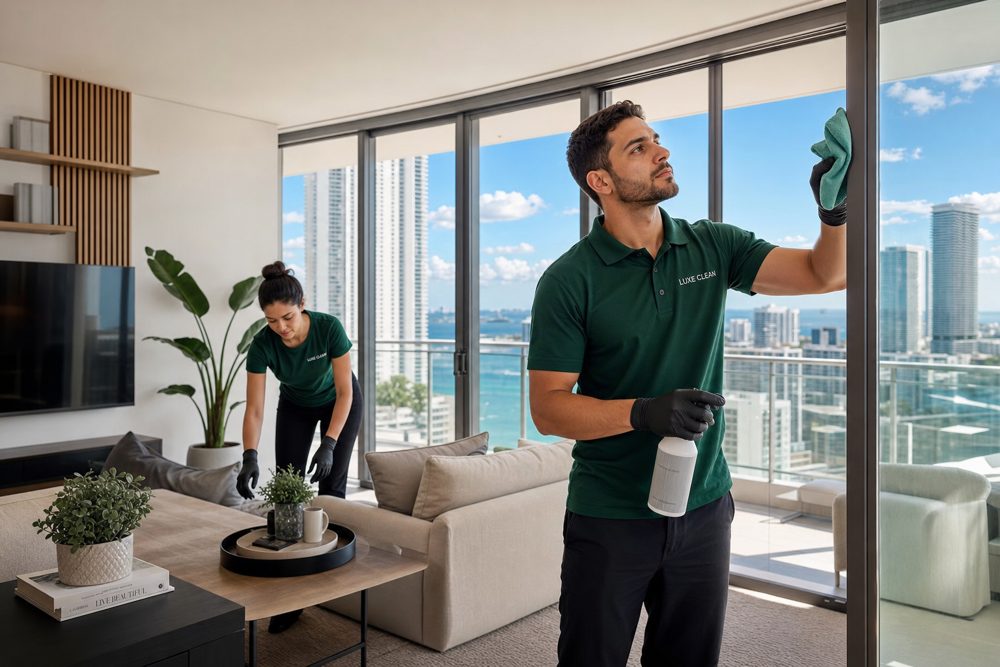 Brickell home cleaned by AP Housekeepers Miami